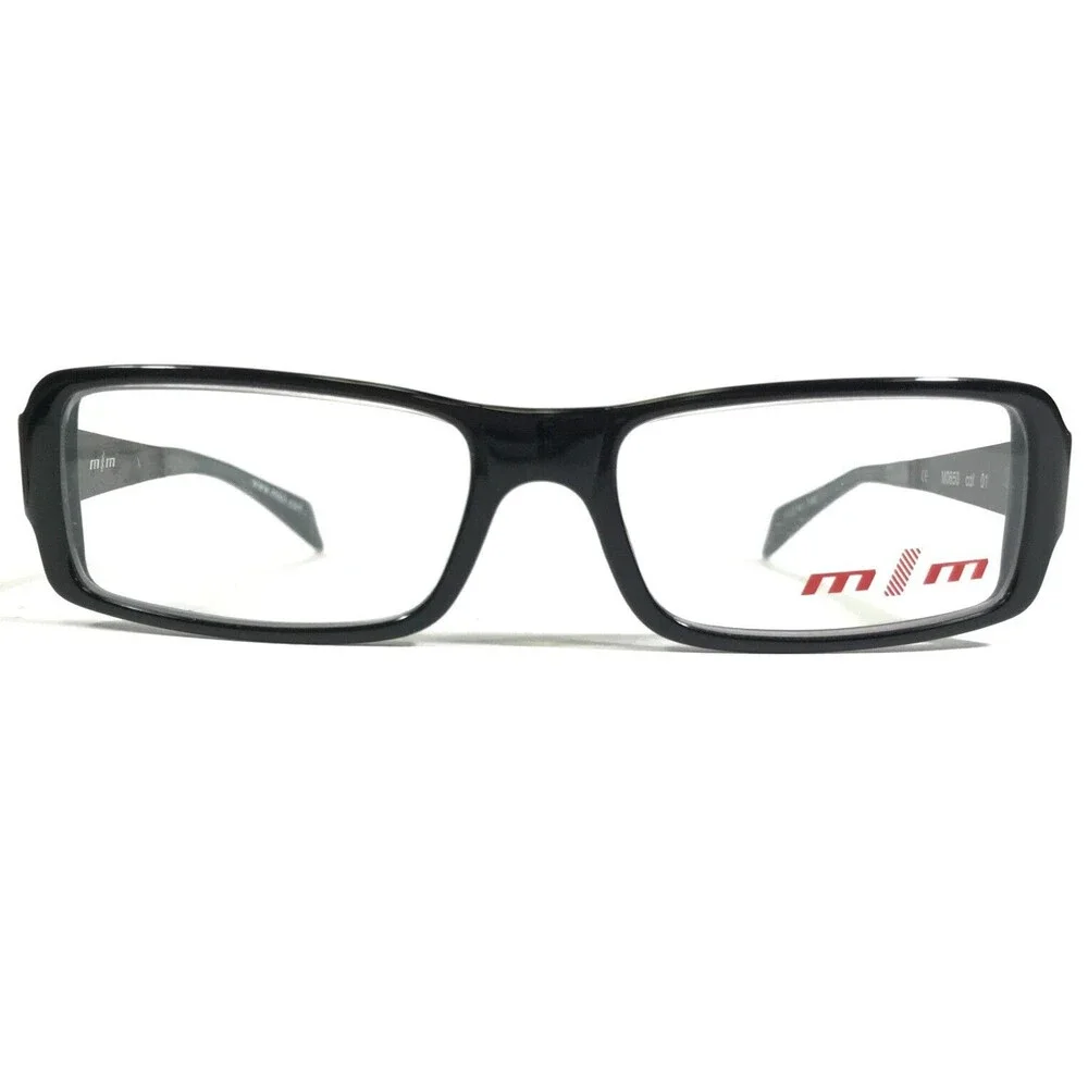 Mikli M0650 col 01 Eyeglasses Frames Black Rectangular Full Rim 51-16-140